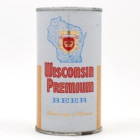 Wisconsin Premium Beer Flat Top DIV OF G HEILEMAN UNLISTED