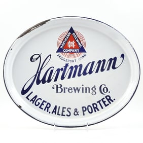 Hartmann Brewing Pre-Prohibition Porcelain Serving Tray