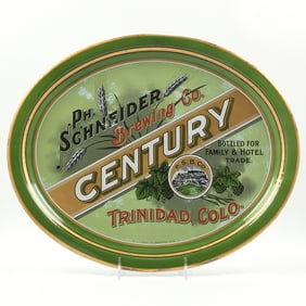 Ph Schneider Century Beer Pre-Prohibition Serving Tray