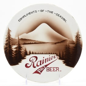 Rainier Pale Beer Holiday Issue Porcelain Tray Insert