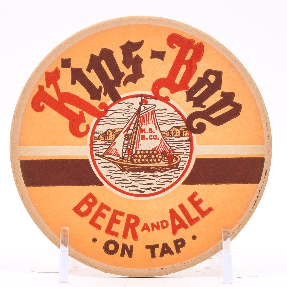 Kips-Bay Beer and Ale 2-sided Coaster SMACK YOUR LIPS (1 of 2)