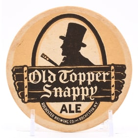 Old Topper Snappy Ale 1930s Coaster SCARCE