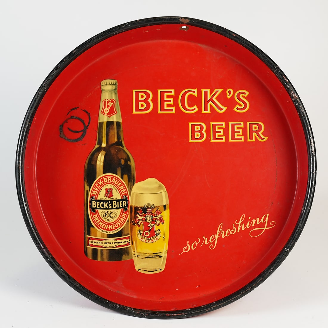 Becks Beer So Refreshing Bremen Neustadt Tray (1 of 3)