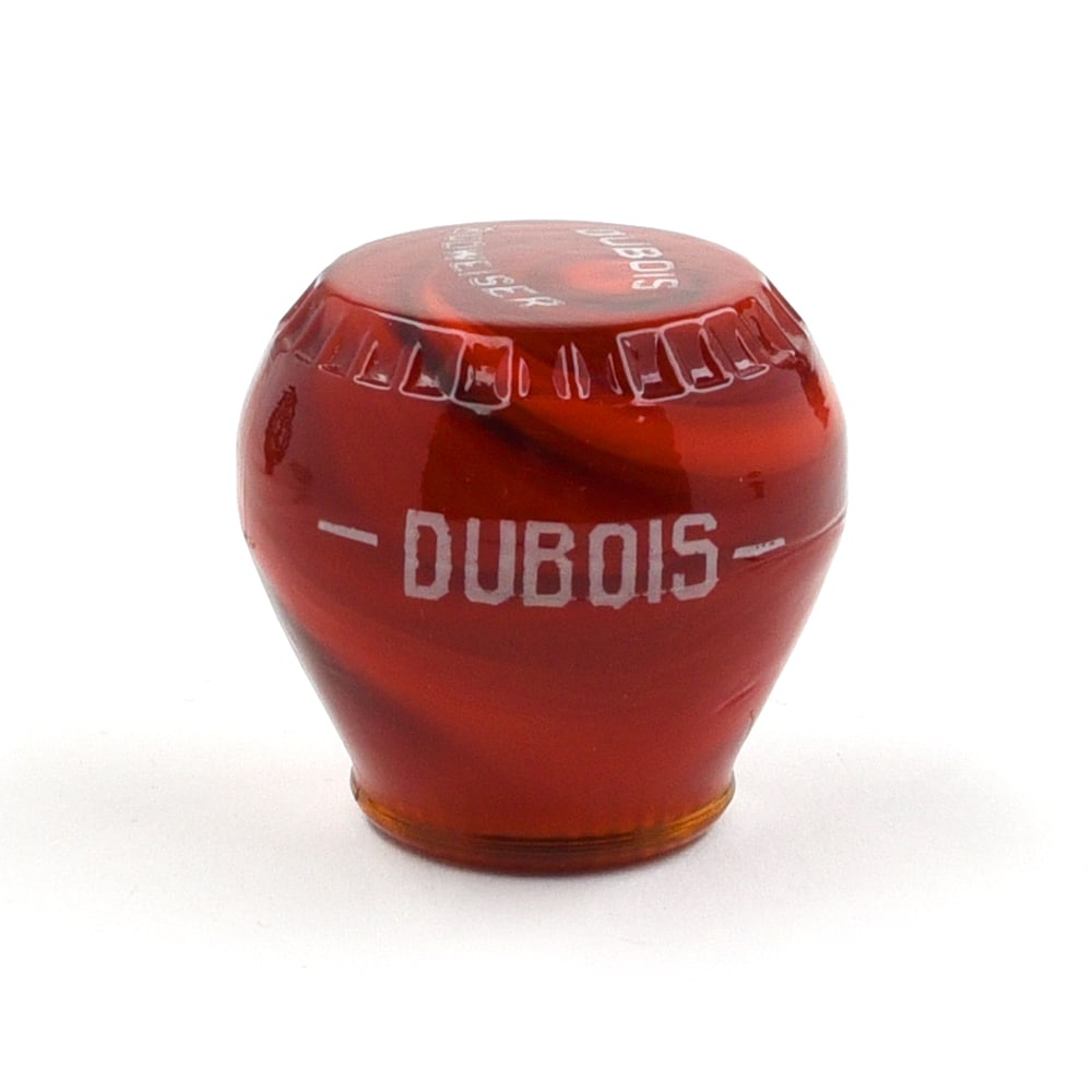 DuBois Budweiser Beer Red Glass Newman Faucet Style Tap Knob ULTRA RARE LIKELY UNIQUE: Reference: n/a Brewery: Du Bois Brewing Co., Du Bois, Pennsylvania Manufacturer/Plant: