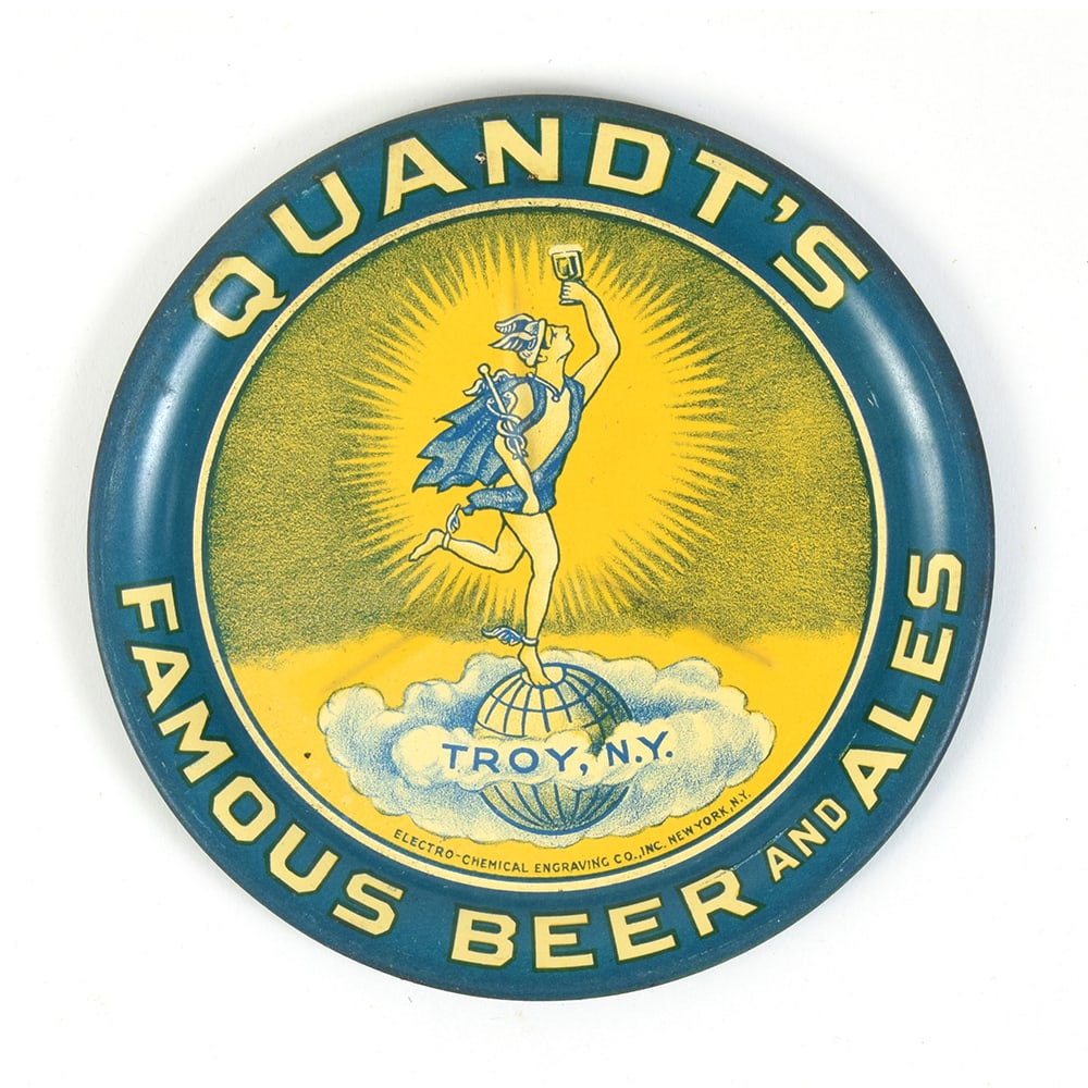 Quandt Beer and Ales 1930s Tip Tray OUTSTANDING (1 of 2)