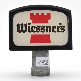 Wiessner's Beer 1950s Tap Knob