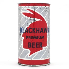 Blackhawk Beer Flat Top NEVER LIDDED BUFFALO 38-34
