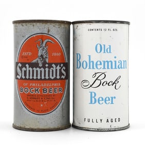 Schmidts Old Bohemian Bock Flat Tops 104-28 and 131-33