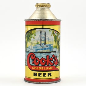 Cooks Beer Cone Top NIEO 4 PERCENT NON-IRTP 158-6 MINTY