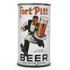 Fort Pitt Beer Instructional Flat Top RUNNING WAITER 64-28 OI 284 NICE