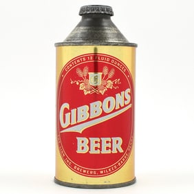 Gibbons Beer Cone Top 165-27 SQUEAKY CLEAN
