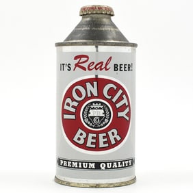 Iron City Beer Cone Top FABULOUS 170-4