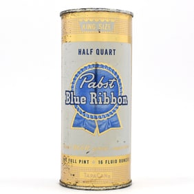 Pabst Blue Ribbon Beer 16 Ounce Flat Top MILWAUKEE 233-24 VANITY LID