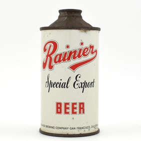 Rainier Beer Cone Top 180-12