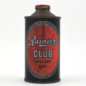 Rainier Club Beer Cone Top 180-22