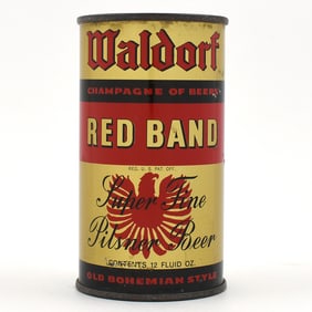 Waldorf Red Bad Beer Instructional Flat Top 144-4 USBCOI 859