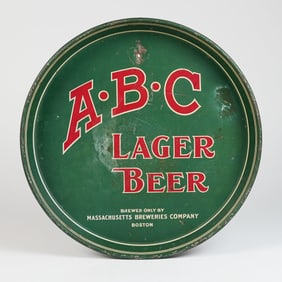 ABC Lager Beer Massachusetts Breweries Boston Pre-proh Tray