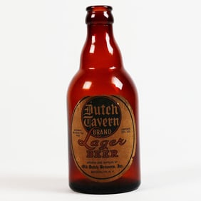 Dutch Tavern Brand Lager Beer Steinie Bottle SCARCE