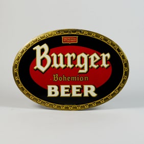 Burger Bohemian Vas You Efer In Zinzinnati Tin Sign