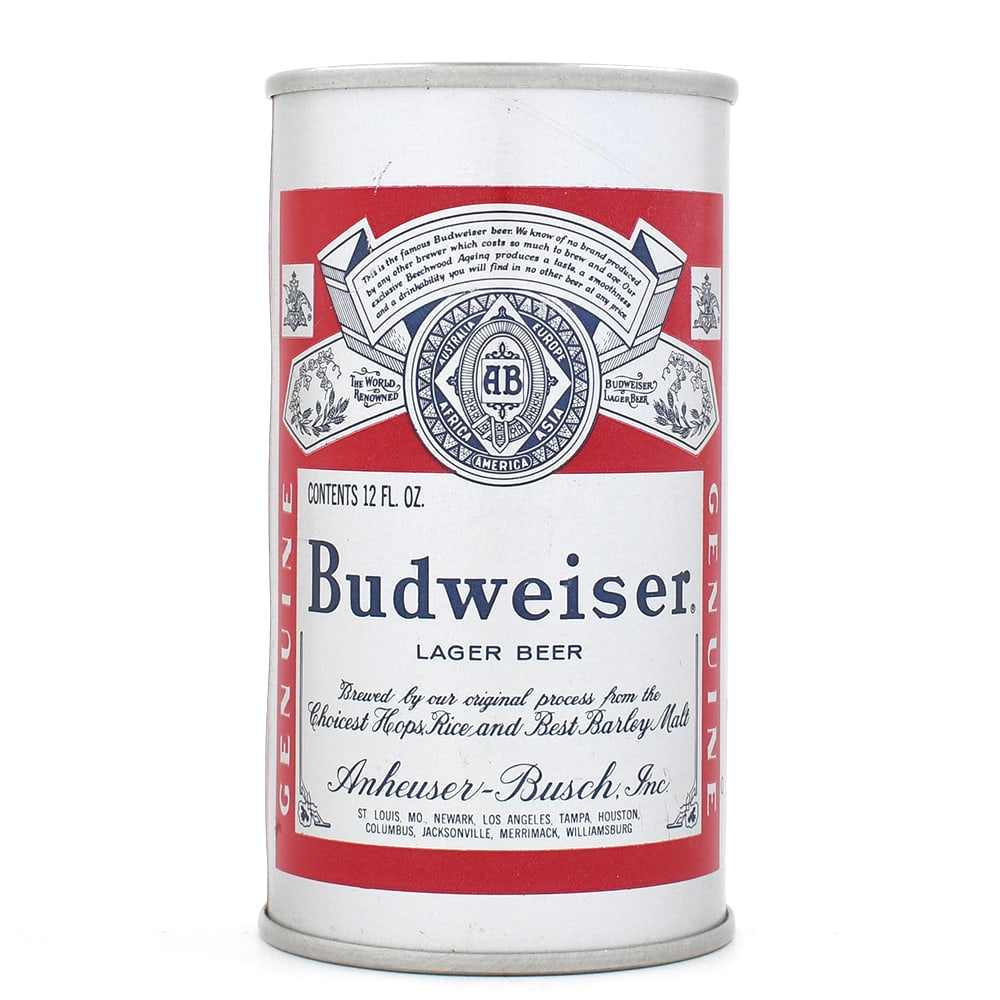 Budweiser Beer Test Souvenir or Misprint Bank Lid Pull Tab UNLISTED (1 of 6)