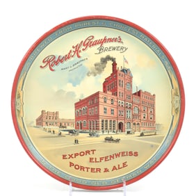 Graupners Factory Scene Pre-Prohibition Serving Tray WOW