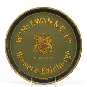 Wm McEwan and Co Pre-Prohibition Scottish Serving Tray