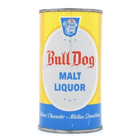 Bull Dog Malt Liquor Flat Top DREWRYS SOUTH BEND 46-3