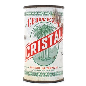 Cristal Beer Cuban Bank Lid Flat Top TOUGH