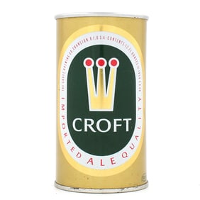 Croft Ale Zip Top 58-1 NEAR MINT BO