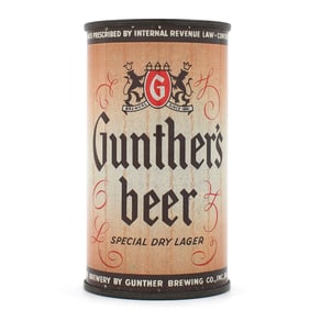 Gunthers Beer Flat Top SPECIAL DRY 78-21