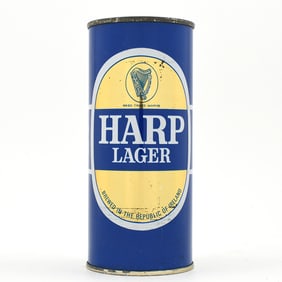 Harp Lager Beer 16 Ounce Irish Flat Top CLEAN