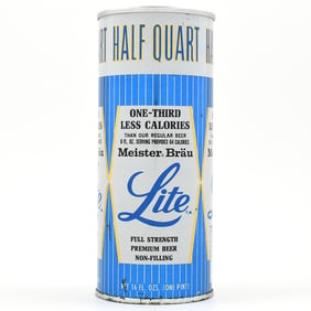 Meister Brau Lite Beer 16 Ounce Pull Tab 154-25 SHARP BO