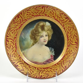 Joseph Glennons New Brewery Pre-Prohibition Dresden Art Plate