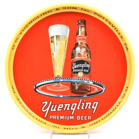 Yuengling Beer 1950s 13-inch Serving Tray BLACK LABEL MINTY
