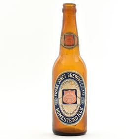 Frank Jones Homestead Ale Pre-Prohibition Bottle NO CONTENTS
