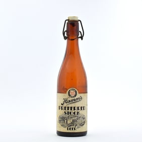 Hamms Preferred Stock Beer 1970s Commemorative Bottle Labeled ACL Re-issue