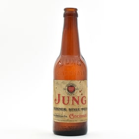 Jung Beer Pre-Prohibition Bottle SHARP