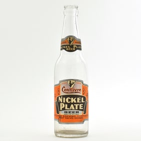 Nickel Plate Beer 1930s Bottle Centlivre BLACK WAITER