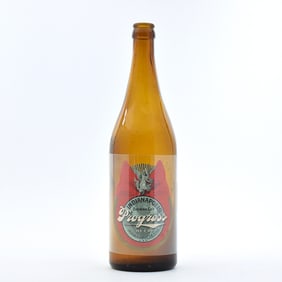 Progress Beer Pre-Proh 22 Ounce Label with proper Bottle INDIANAPOLIS
