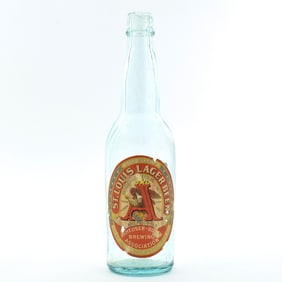 St Louis Lager Beer Large Pre-Prohibition Bottle ANHEUSER-BUSCH