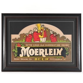 Morlein Pre-Proh Die Cut Cardboard Sign GOOD OLD SUMMERTIME BAND