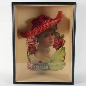 Elk Brewing 1906 Kittanning Calendar 3D Folding Sign Pre-proh SPECTACULAR