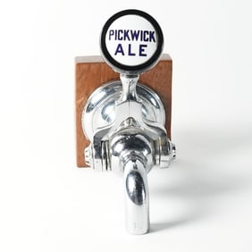 Pickwick Ale Ball Knob and Tap EXCEPTIONAL