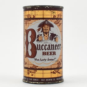 Buccaneer Beer Flat Top 43-4 SCARCE CLEAN