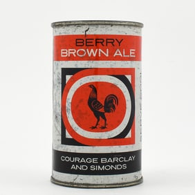 Courage Berry Brown Ale English Flat Top SCARCE