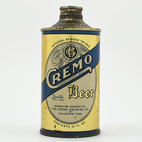 Cremo Beer Cone Top 158-18 SCARCE