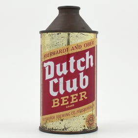 Dutch Club Beer Cone Top IRTP NO UNION SEAL L160-7