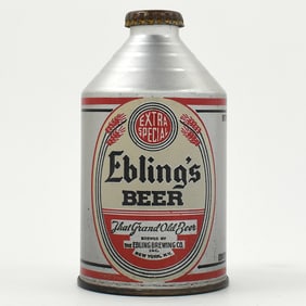 Eblings Beer Crowntainer IRTP 193-10 RARELY CLEAN
