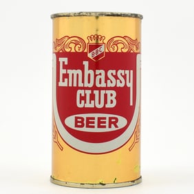 Embassy Club Beer Flat Top BEST CHICAGO 59-33 CLEAN