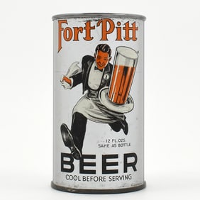 Fort Pitt Beer Instructional Flat Top RUNNING WAITER 64-28 USBCOI 284